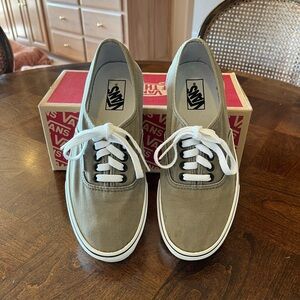 Mens Vans Classic Canvas Lace Up Shoes